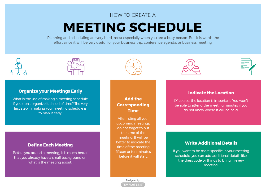 FREE Meeting Schedule Template Download In Word Google Docs Excel 