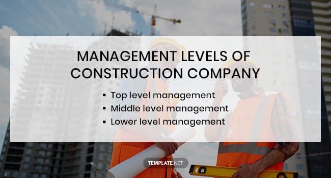 management levels of construction company
