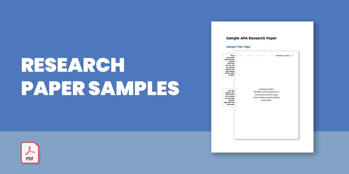 research paper samples