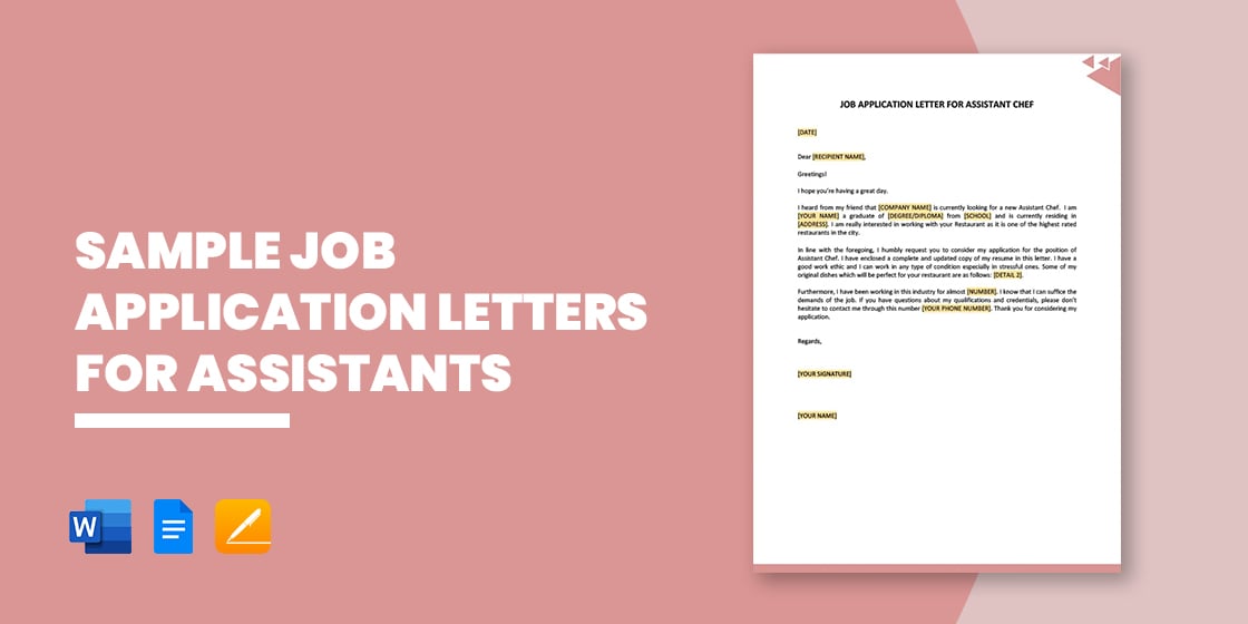 how to write application letter for shop assistant