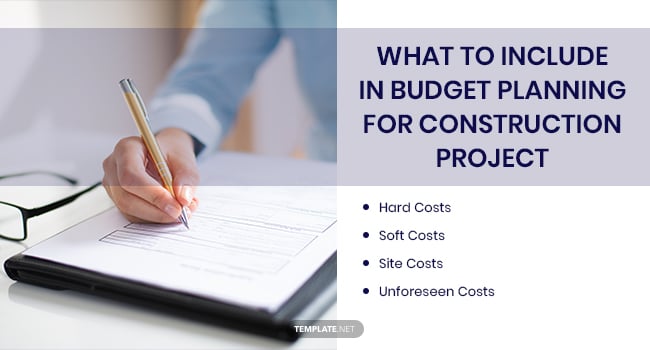 what to include in budget planning for construction project