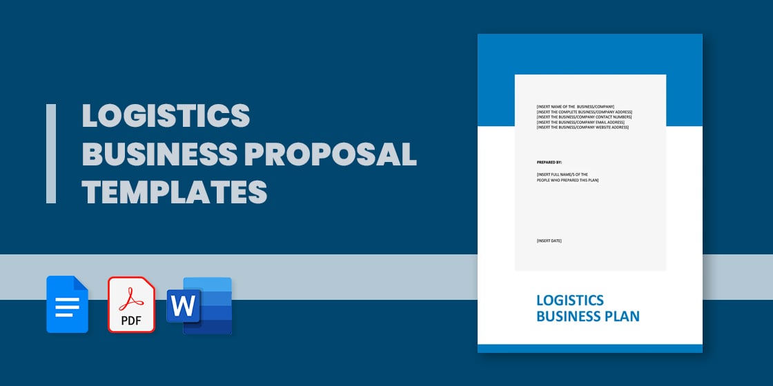 logistics business proposal templates in pdf