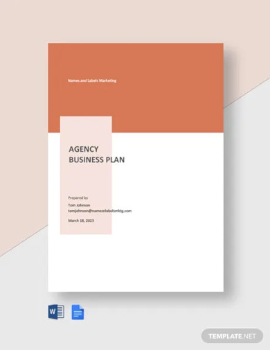 agency business plan template