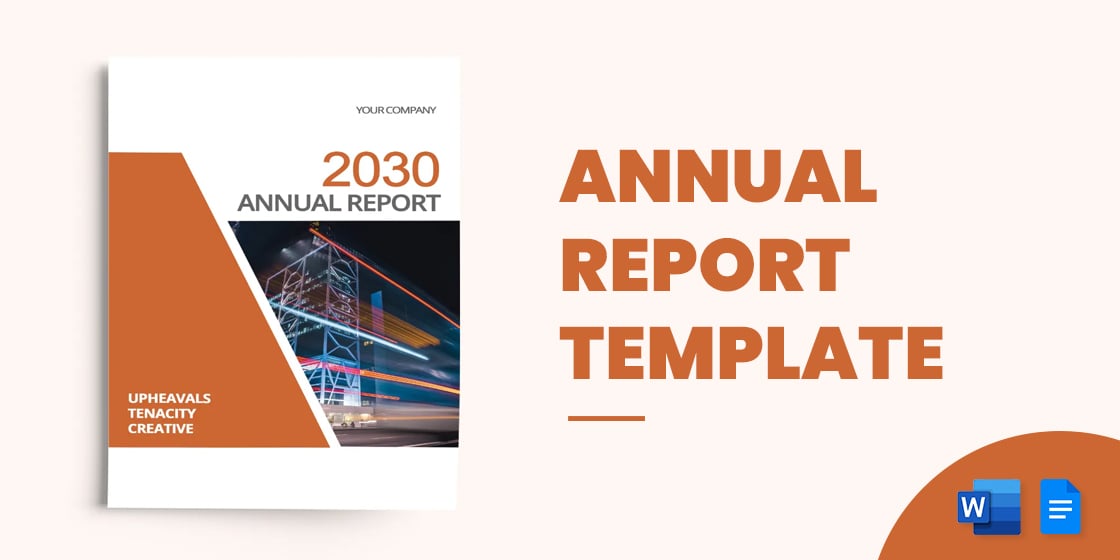 annual report template – free word excel pdf ppt psd