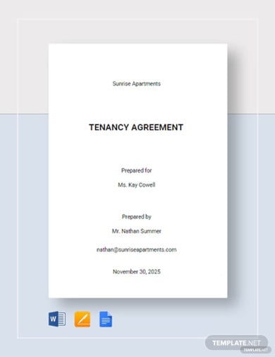 blank tenancy agreement template