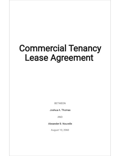 28+ Simple Tenancy Agreement Templates - PDF | Free & Premium Templates