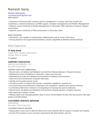 Data Entry Resume Template - 18+ Word, Excel, PDF Format Download!