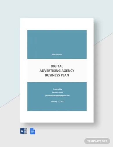 digital advertising agency business plan template