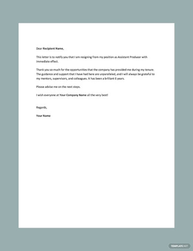 50+ Simple Resignation Letters- Word, PDF, Docs