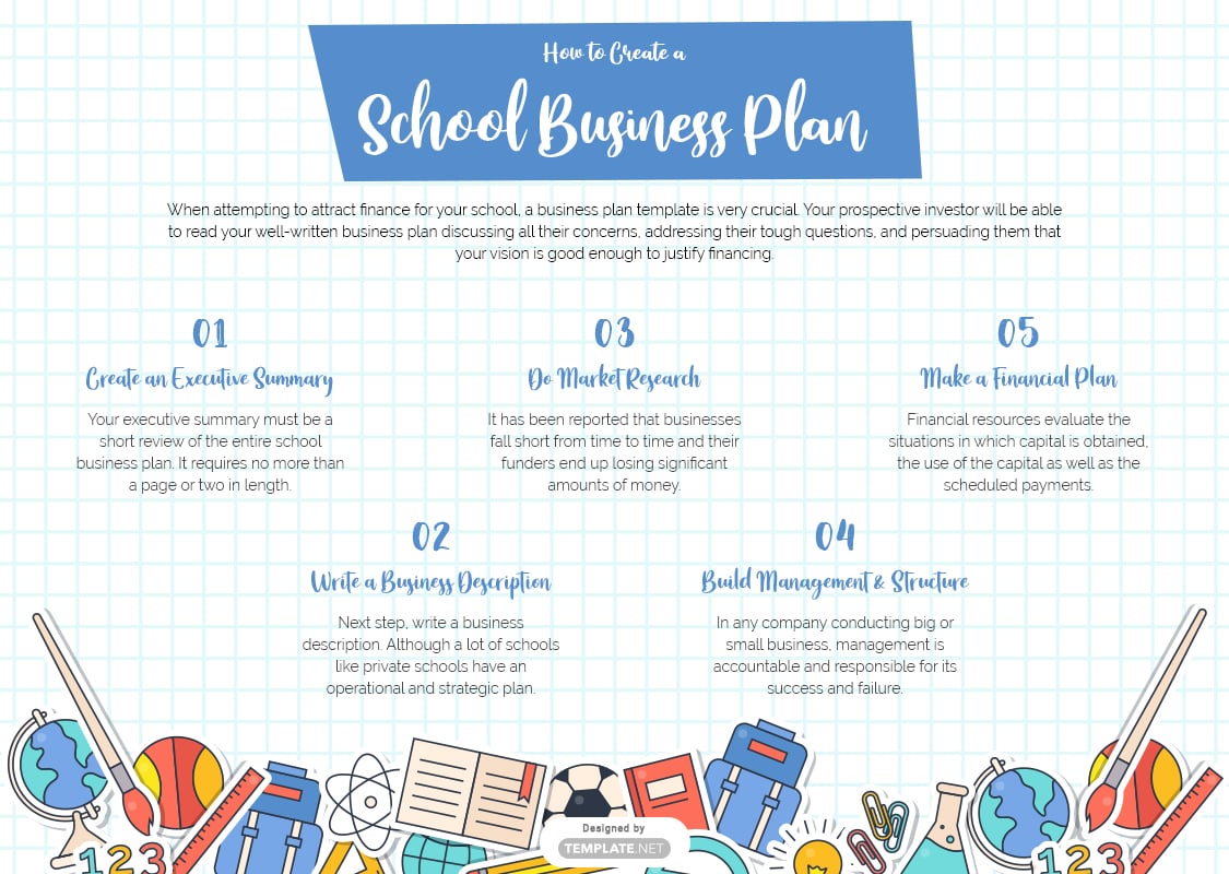 school business plan template