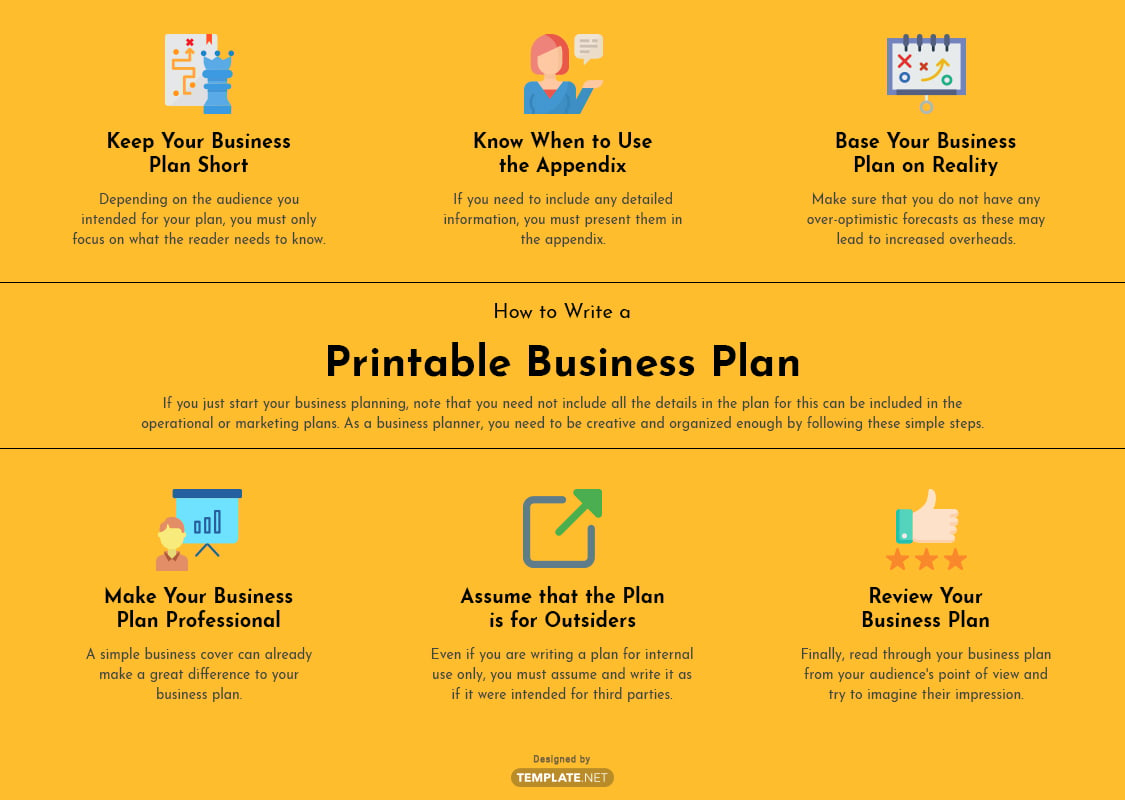 printable business plan template