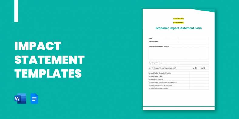 22+ Impact Statement Templates in PDF | DOC