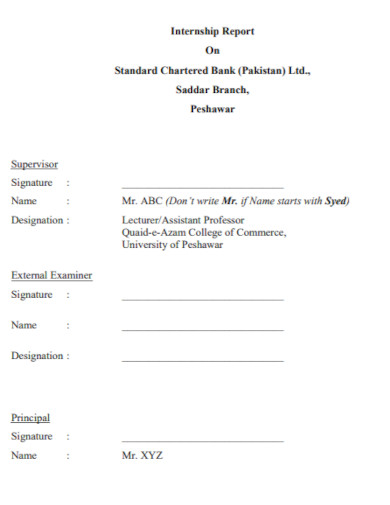 Internship Student Report Template - 17+ Free Word, PDF Format Download!