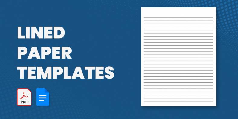 28+ Lined Paper Templates