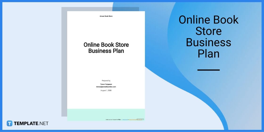 online book store business plan template