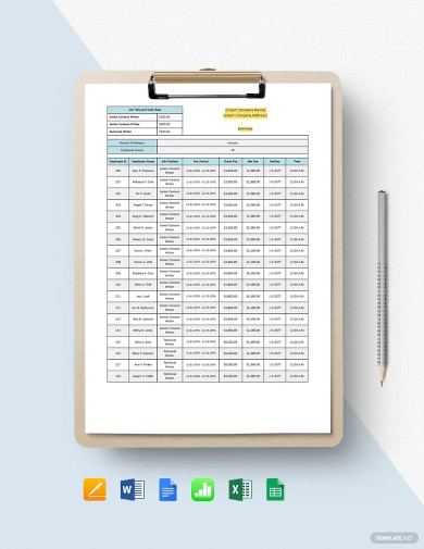 44+ Payroll Templates - PDF, Word, Excel