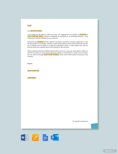 56+ Simple Resignation Letters- Word, PDF, Docs | Free & Premium Templates