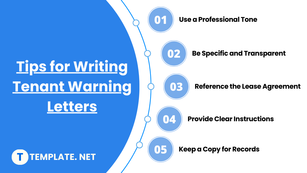 tips for writing tenant warning letters