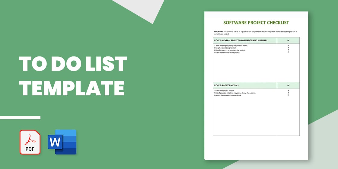 project to do list excel template