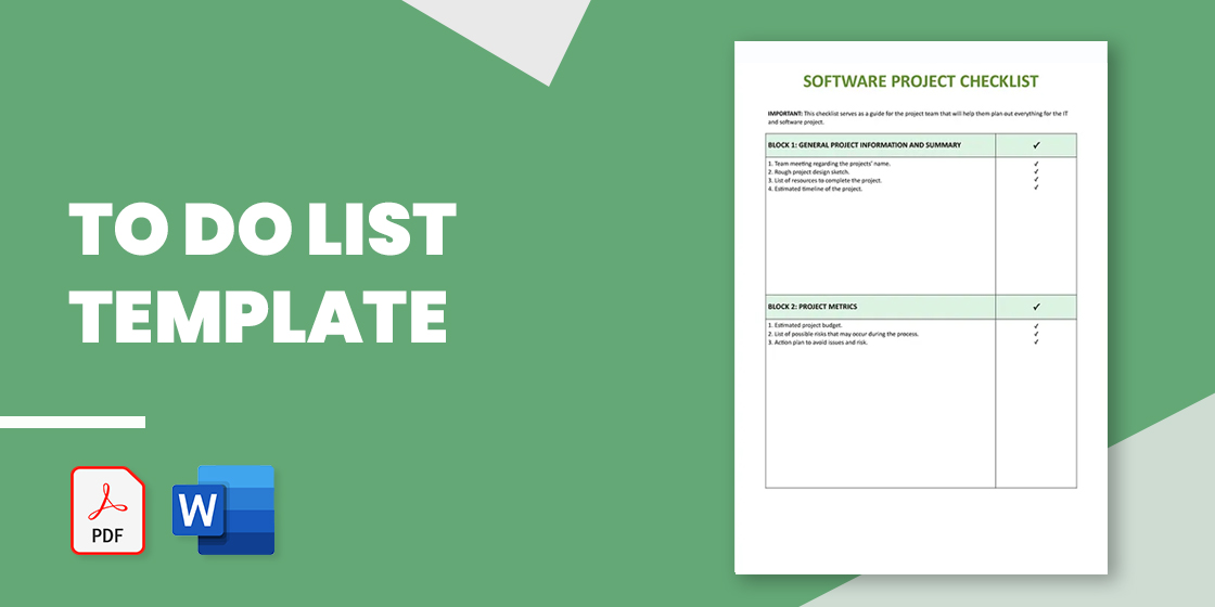 To-Do List Template Aesthetic - Free Printable Templates