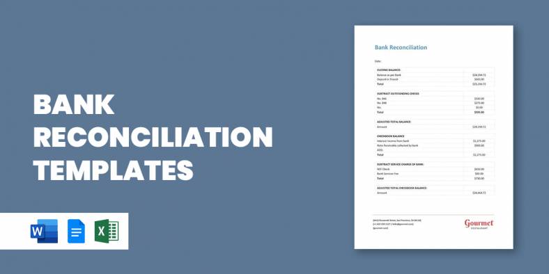 13+ Bank Reconciliation Templates