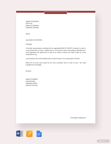 Invitation Letter Template - 28+ Free Word, PDF Documents Download