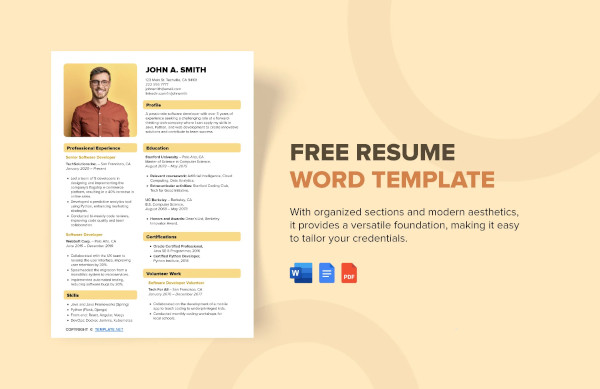 fresher resume format download in ms word