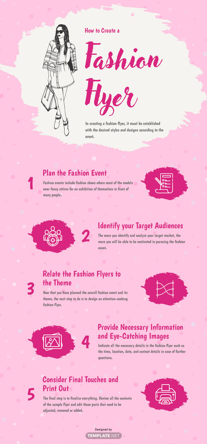 fashion flyer template
