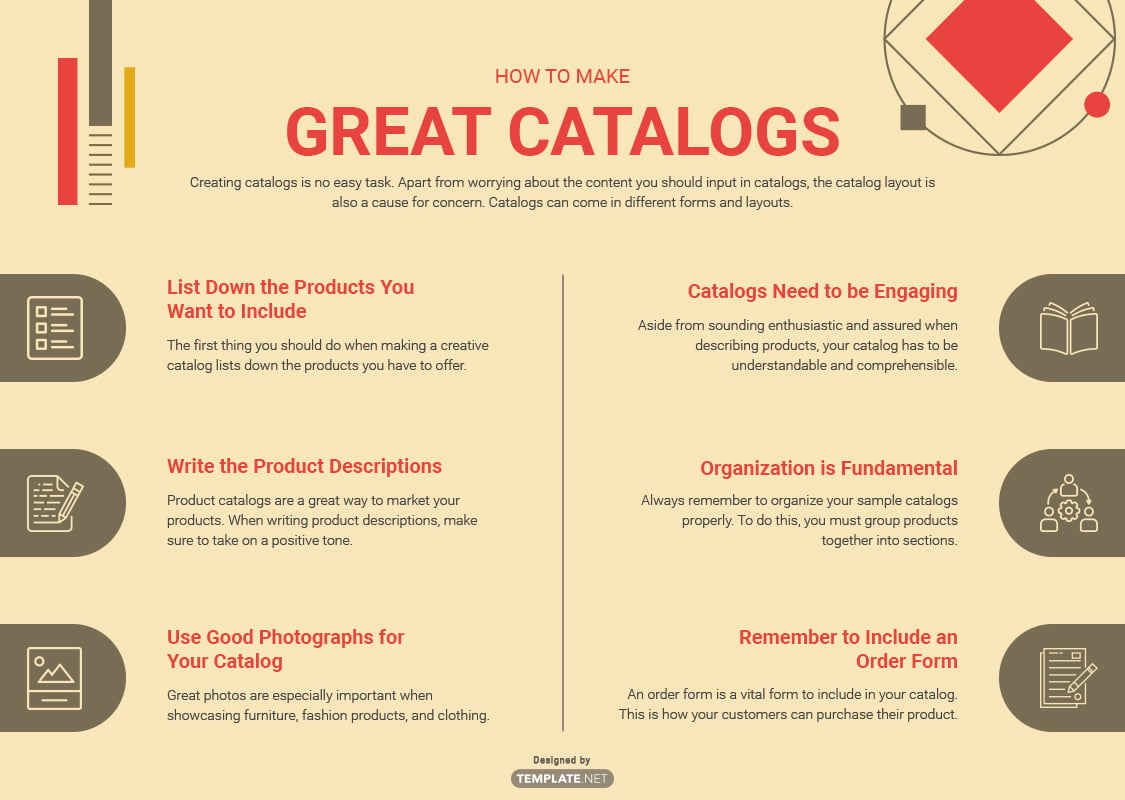 Free Catalog Templates, 21+ Download in PSD, Illustrator, Pages For Catalogue Word Template