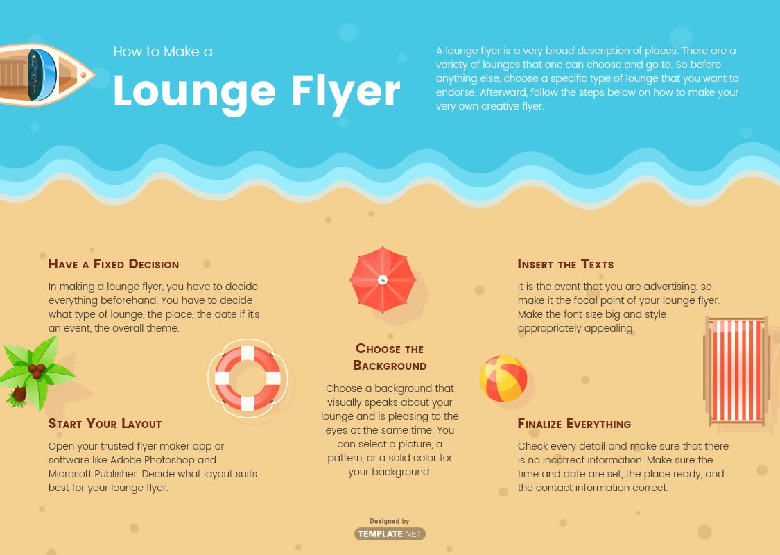 lounge flyer template