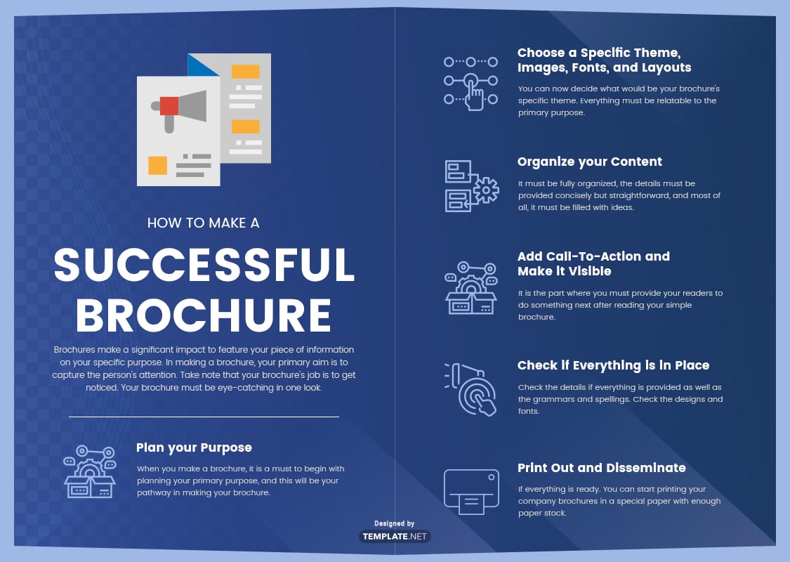 how to make a successful brochure