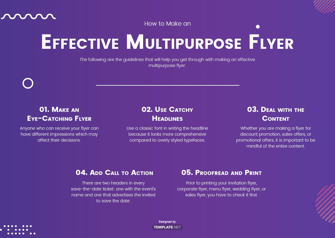 multipurpose flyer template