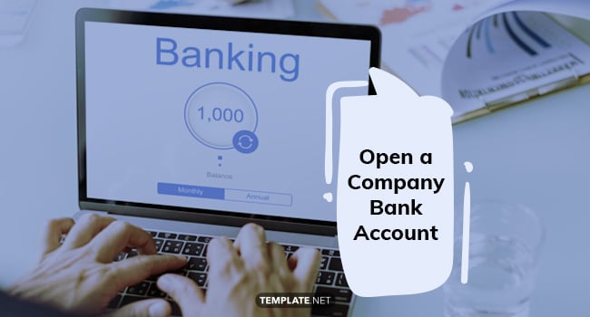 open a company bank account