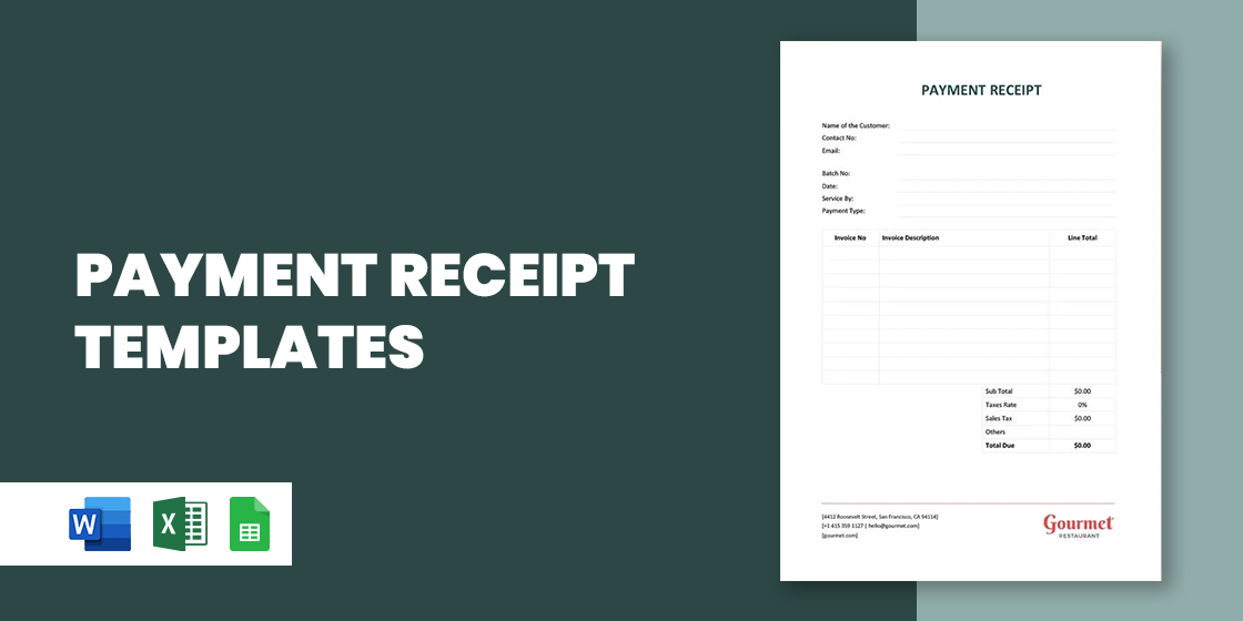 Sales receipts for even easier accounting