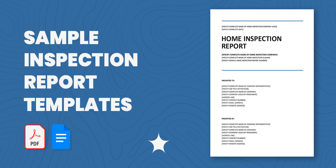 23+ Sample Inspection Report Templates Docs, Word, Pages