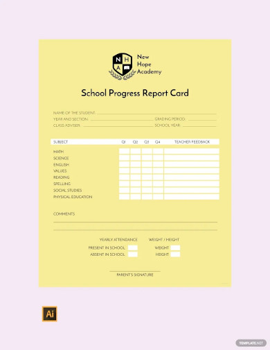 34+ Report Card Templates- Word, Docs, PDF, Pages