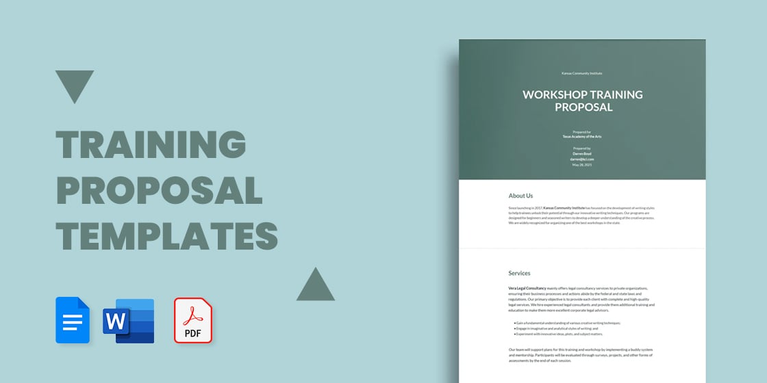 57+ Training Proposal Templates in PDF, Google Docs, MS Word
