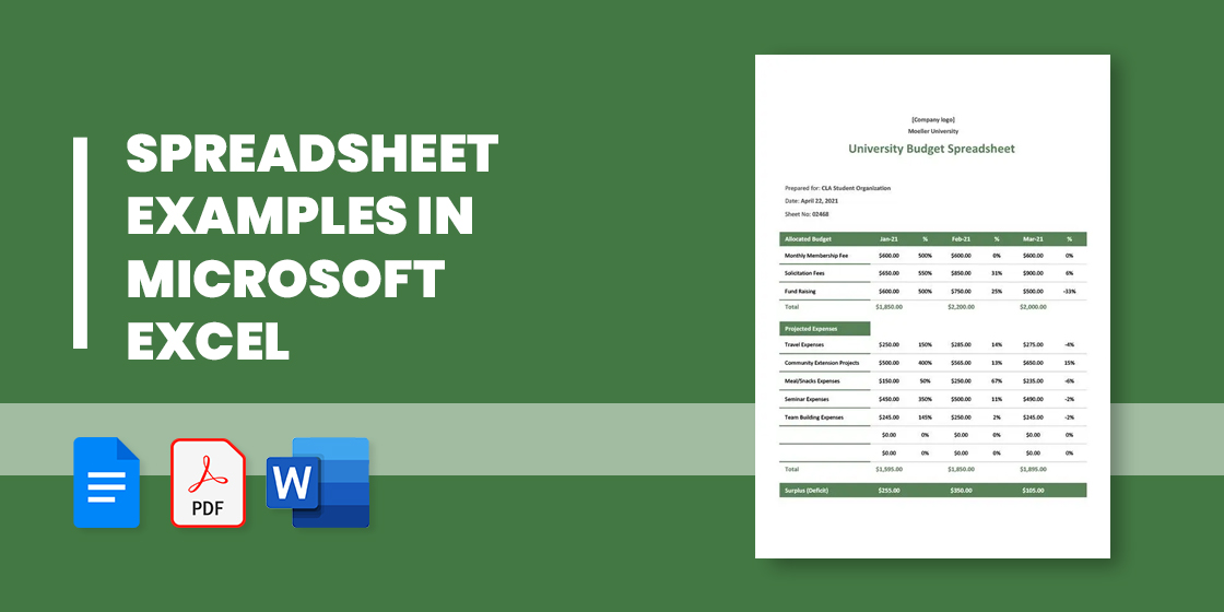 microsoft excel examples