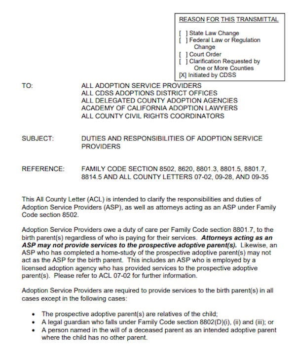 16 Adoption Reference Letter Templates Free Sample Example Format 