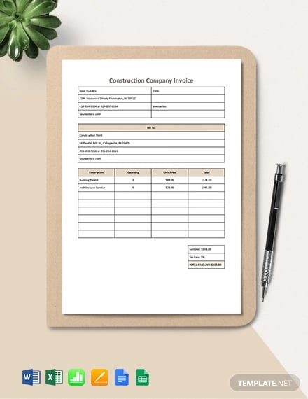 construction-company-invoice-template