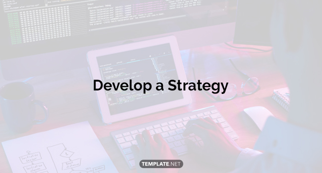 develop a strategy