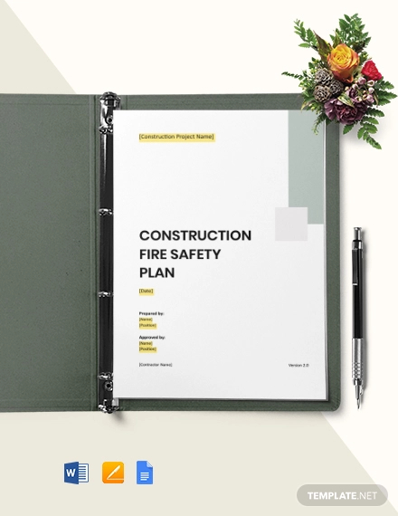 Construction Safety Plan Template - 10+ Word, PDF Documents Download