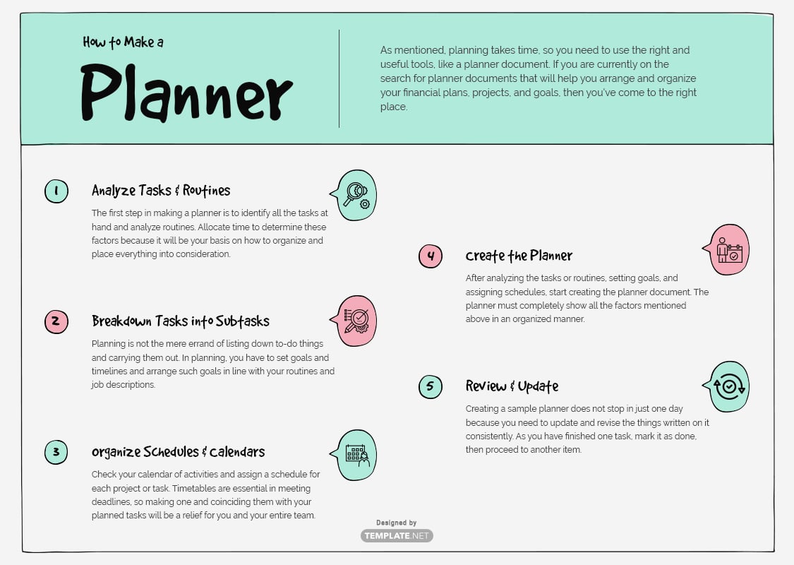 how to make a planner