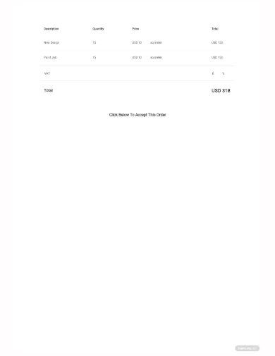 job work order sheet template