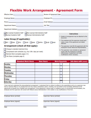 FREE 11 Work From Home Schedule Templates In PDF MS Word Google Docs