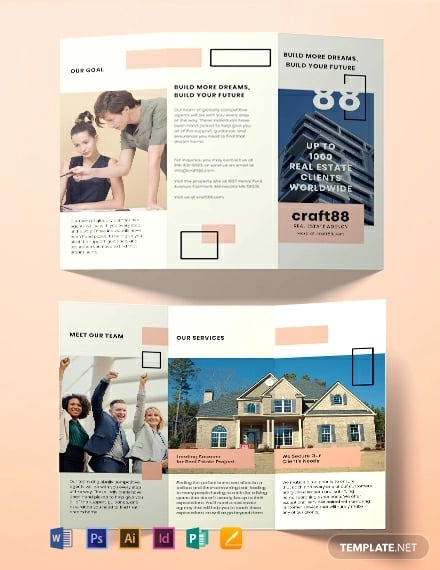 free real estate agency brochure template