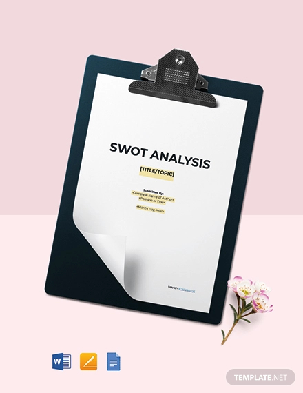 free-sample-swot-analysis-template