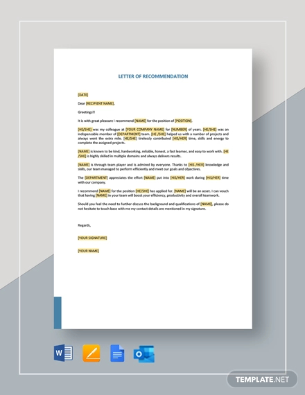 11+ HR Reference Letter Templates - Free Word, PDF Format Download ...