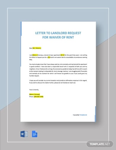 letter-to-landlord-request-for-waiver-of-rent