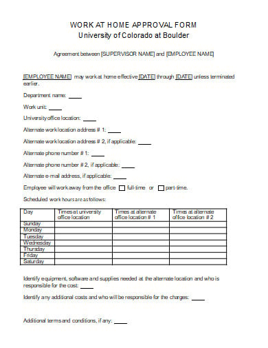 work-at-home-approval-application-form